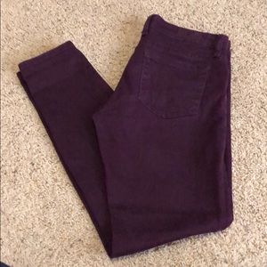Kut from the Kloth dark plum Sienna Skinny Jeans 6